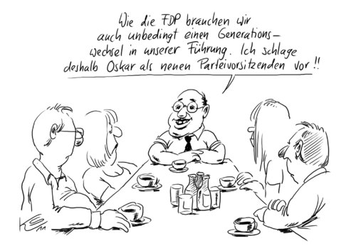 Cartoon: Oskar (medium) by Stuttmann tagged oskar,generationswechsel,fdp,parteien,wahlen,oskar,generationswechsel,fdp,parteien,wahlen