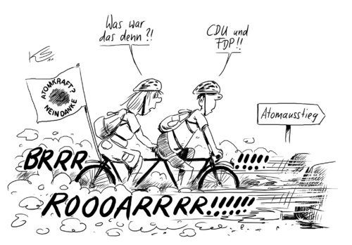 Cartoon: Roarr! (medium) by Stuttmann tagged wahlen,wahl,landtagswahlen,atomkraft,ausstieg,wahlen,wahl,landtagswahlen,atomkraft,ausstieg,fdp,cdu