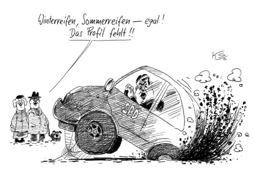 Cartoon: SPD (medium) by Stuttmann tagged profil,spd,gabriel,winter,sommer,sigmar gabriel,winter,sommer,spd,profil,sigmar,gabriel