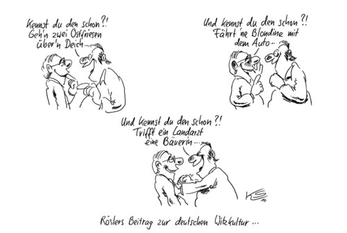 Cartoon: Witz (medium) by Stuttmann tagged rösler,landarzt,bäuerin,rösler,landarzt,bäuerin,arzt,ärzte,gesundheit