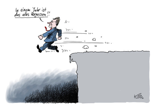 Cartoon: Wulff (medium) by Stuttmann tagged privatkredit,wulff,geerkens,maschmeyer,bundespräsident,diekmann,bild,springer