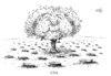 Cartoon: Baum (small) by Stuttmann tagged cdu,merkel