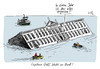 Cartoon: Capitano (small) by Stuttmann tagged privatkredit wulff concordia geerkens maschmeyer bildbellevue capitano diekmann