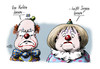 Cartoon: Clowns (small) by Stuttmann tagged italien,wahl,steinbrück,clowns