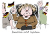 Cartoon: Demonstrieren (small) by Stuttmann tagged timoschenko,ukraine,fußball,em