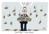 Cartoon: Exakte Antwort (small) by Stuttmann tagged privatkredit,wulff