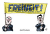 Cartoon: Freiheit (small) by Stuttmann tagged wahlen,bundestagswahl,2013,fdp,brüderle,rösler,zweitstimme