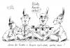 Cartoon: Friedenspfeife (small) by Stuttmann tagged csu bayern huber beckstein seehofer stoiber rauchverbot
