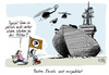 Cartoon: Piraten-Einsatz (small) by Stuttmann tagged piratenpartei