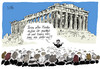 Cartoon: Plunder (small) by Stuttmann tagged griechenland pleite rösler