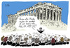 Cartoon: Plunder (small) by Stuttmann tagged griechenland,pleite,rösler