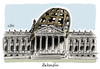 Cartoon: Umbauplan (small) by Stuttmann tagged koalition