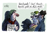 Cartoon: Verschwinde! (small) by Stuttmann tagged armutsbericht