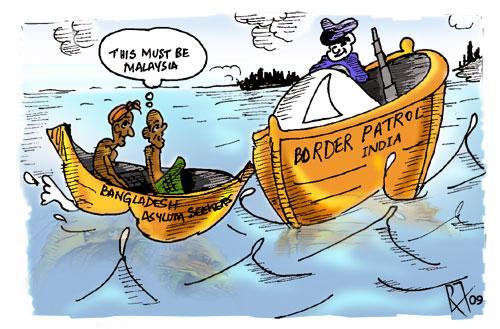 In search of better life? By remyfrancis | Media & Culture Cartoon |  TOONPOOL