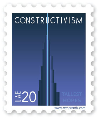 Tallest Building Postage Stamp By remyfrancis | Education & Tech Cartoon |  TOONPOOL