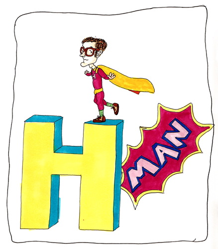 Cartoon: H-MAN (medium) by esquirol tagged abenteuer,bank,euro