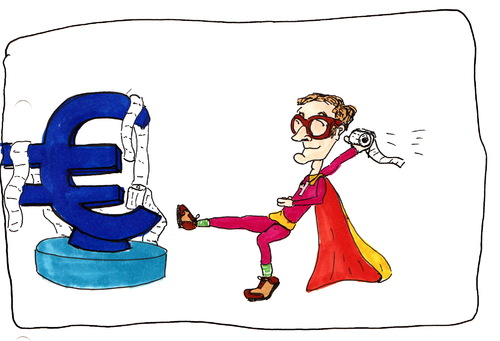 Cartoon: H-MAN (medium) by esquirol tagged abenteuer,bank,euro