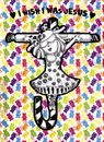 Cartoon: i wish i was jesus (small) by Svarty tagged jesus,girl,sweet,cross,crucifixion