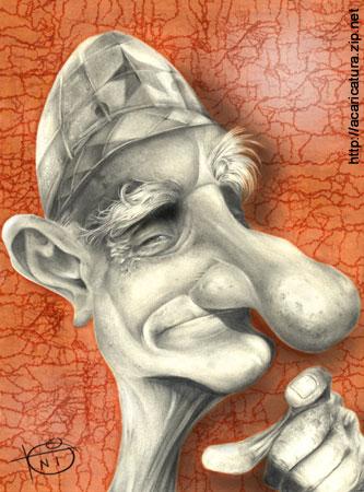 Cartoon: Ariano Suassuna (medium) by Toni DAgostinho tagged caricature,