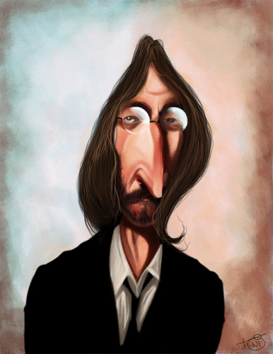 Cartoon: Lennon (medium) by Toni DAgostinho tagged john,lennon,beatles