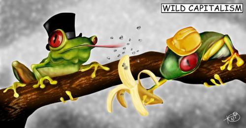 Cartoon: Wild Capitalism! (medium) by Toni DAgostinho tagged charge