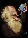 Cartoon: Charles Darwin (small) by Toni DAgostinho tagged charles,darwin