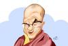 Cartoon: Dalai Lama (small) by Toni DAgostinho tagged caricature,