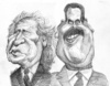 Cartoon: Almagro con Maduro (small) by horate tagged venezuela