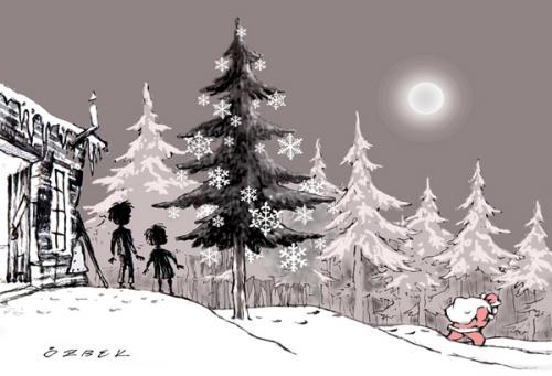 Cartoon: gifts (medium) by ozbek tagged gifts
