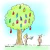 Cartoon: adam eva handy mobile (small) by martin guhl tagged adam,eva,handy,mobile,telephone,martin,guhl