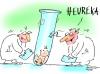 Cartoon: baby heureka gen medizin (small) by martin guhl tagged baby,heureka,gen,medizin