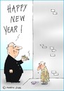 Cartoon: happy new yaer neues jahr arm re (small) by martin guhl tagged happy new yaer neues jahr arm reich helfen egoist cartoon karikatur bettler geben