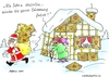 Cartoon: isolation weihnachten hexe lebku (small) by martin guhl tagged isolation,weihnachten,hexe,lebkuchen,haus,waerme,dämmung