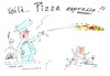 Cartoon: pizza expresso essen fast food k (small) by martin guhl tagged pizzapitch