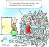 Cartoon: spuelmaschine vermieter hausfrau (small) by martin guhl tagged spuelmaschine,vermieter,hausfrau