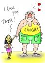 Cartoon: thailand lady love singha (small) by martin guhl tagged thailand,lady,love,singha,martin,guhl
