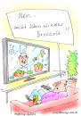 Cartoon: tv koch brocolli fernsehkoch (small) by martin guhl tagged tv,koch,brocolli,fernsehkoch
