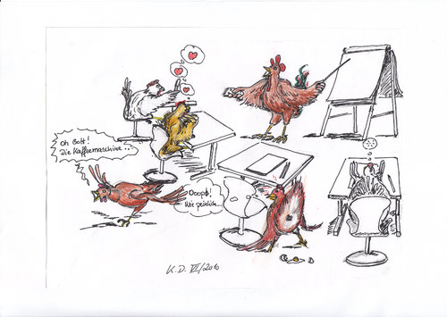 Cartoon: Fortbildungseminar (medium) by tobelix tagged fortbildungseminar,lou,ann,tobelix