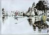 Cartoon: Anglerglück - Fishermans Joy (small) by tobelix tagged angler,fisherman,see,lake,surfer,eisläufer,iceskater,verwechslung,wrong,tobelix