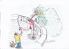 Cartoon: Jugend forscht (small) by tobelix tagged jugend,forscht,ernsthaft,ergebnisse,tobelix