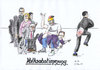 Cartoon: Volksabstimmung (small) by tobelix tagged politiker,merkel,westerwelle,schäuble,aigner,oettinger,guttenberg,beliebtheit,abstrafen,tobelix