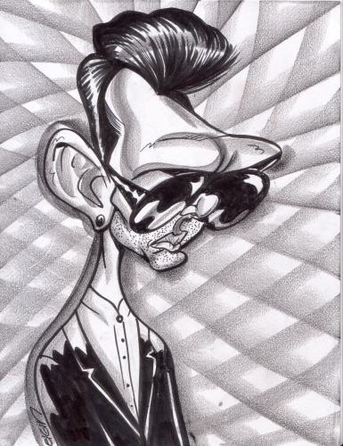 Cartoon: koolness personified (medium) by subwaysurfer tagged cartoon,caricature,comic