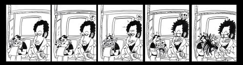 Cartoon: Not everyone likes being drawn (medium) by subwaysurfer tagged cartoon,train,drawing,comic