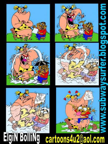 Cartoon: Retail Caricature Blues (medium) by subwaysurfer tagged cartoon,comic,girl,crying