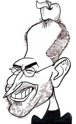 Cartoon: Steve Jobs Caricature (medium) by subwaysurfer tagged steve,jobs,apple,computer,ipod,mac,cartoons,caricature,comics