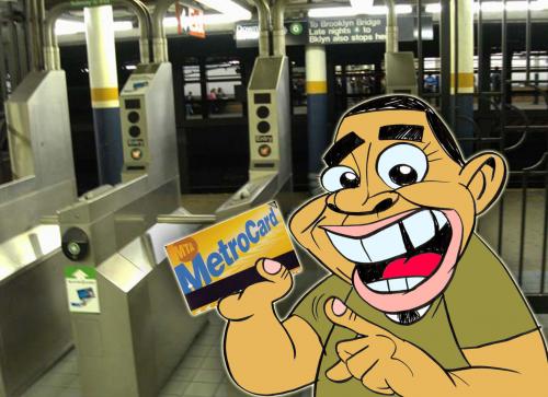 Cartoon: Subwaysurfer now boarding (medium) by subwaysurfer tagged cartoon,caricature,subwaysurfer,self,portrait