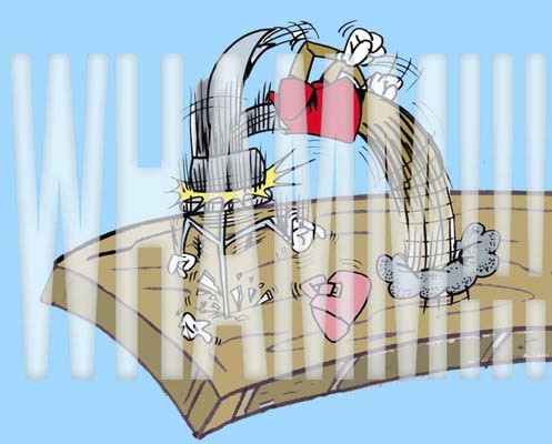 Cartoon: HAMMER and nail..A LOVE STORY? (medium) by subwaysurfer tagged domestic,violence,relationships,love,lovers,boyfriend,girlfriend,husband,wive