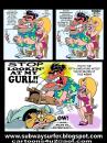 Cartoon: adventures in retail part two (small) by subwaysurfer tagged comics,caricature,cartoon,love,man,woman,artist
