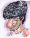 Cartoon: Big hair with a nose to match (small) by subwaysurfer tagged caricature,cartoon,man