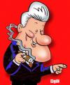 Cartoon: President Bubba Clinton (small) by subwaysurfer tagged comic,caricature,president,political